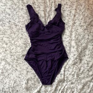 Ralph Lauren Purple Swimsuit
